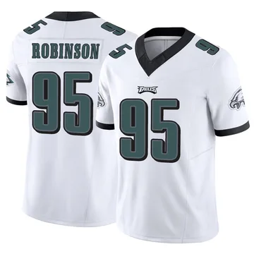 Youth Nike Philadelphia Eagles Ty Robinson White Vapor F.U.S.E. Jersey - Limited