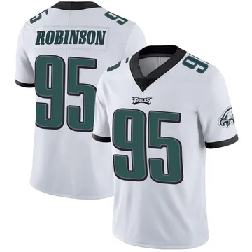 Youth Nike Philadelphia Eagles Ty Robinson White Vapor Untouchable Jersey - Limited