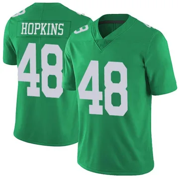 Youth Nike Philadelphia Eagles Wes Hopkins Green Vapor Untouchable Jersey - Limited