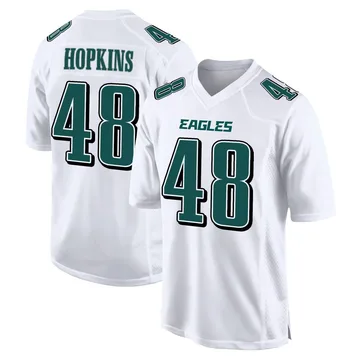 Youth Nike Philadelphia Eagles Wes Hopkins White Tundra Fashion Jersey - Game