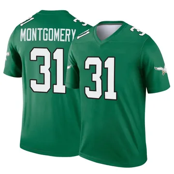 Youth Nike Philadelphia Eagles Wilbert Montgomery Green Kelly Alternate Jersey - Legend