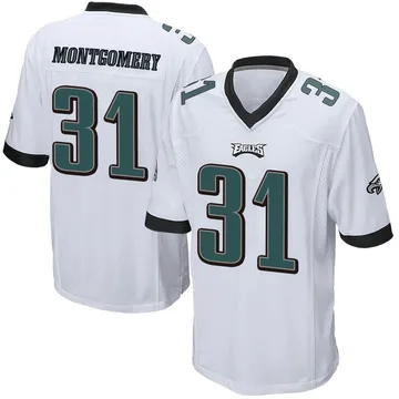 Youth Nike Philadelphia Eagles Wilbert Montgomery White Jersey - Game