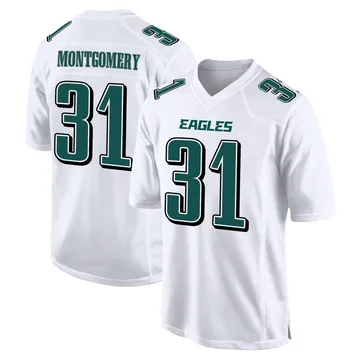 Youth Nike Philadelphia Eagles Wilbert Montgomery White Tundra Fashion Jersey - Game