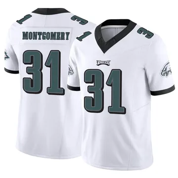 Youth Nike Philadelphia Eagles Wilbert Montgomery White Vapor F.U.S.E. Jersey - Limited