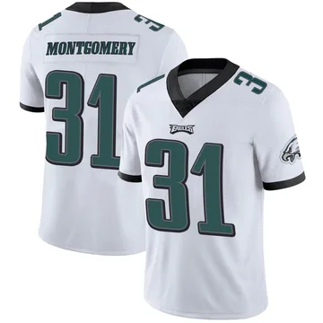 Youth Nike Philadelphia Eagles Wilbert Montgomery White Vapor Untouchable Jersey - Limited