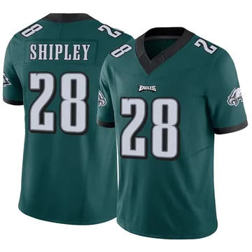 Youth Nike Philadelphia Eagles Will Shipley Green Vapor F.U.S.E. Jersey - Limited