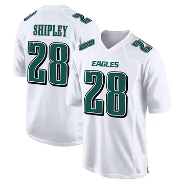 Youth Nike Philadelphia Eagles Will Shipley White Tundra Fashion Jersey - Game
