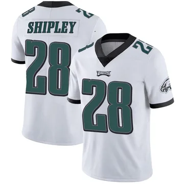 Youth Nike Philadelphia Eagles Will Shipley White Vapor Untouchable Jersey - Limited