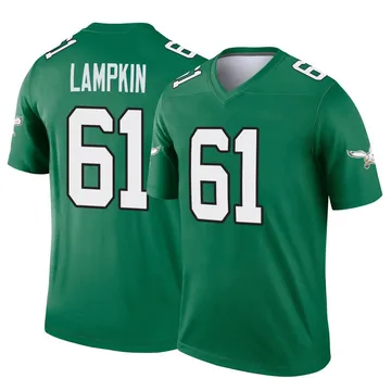 Youth Nike Philadelphia Eagles Willie Lampkin Green Kelly Alternate Jersey - Legend