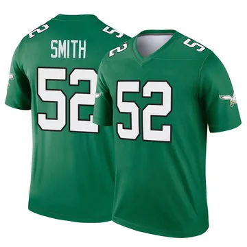 Youth Nike Philadelphia Eagles Za'Darius Smith Green Kelly Alternate Jersey - Legend