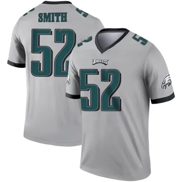 Youth Nike Philadelphia Eagles Za'Darius Smith Silver Inverted Jersey - Legend