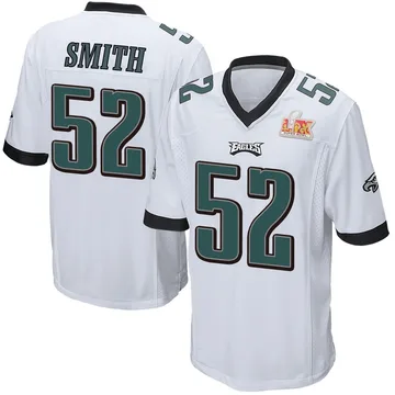 Youth Nike Philadelphia Eagles Za'Darius Smith White Super Bowl LIX Jersey - Game