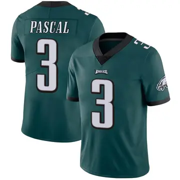 Youth Nike Philadelphia Eagles Zach Pascal Green Midnight Team Color Vapor Untouchable Jersey - Limited