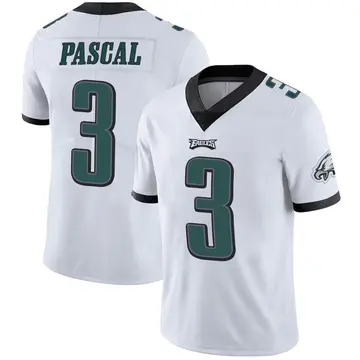 Youth Nike Philadelphia Eagles Zach Pascal White Vapor Untouchable Jersey - Limited