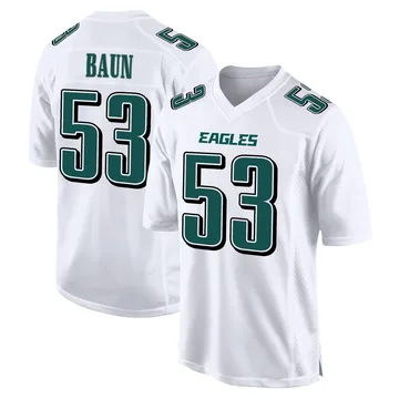 Youth Nike Philadelphia Eagles Zack Baun White Tundra Fashion Jersey - Game