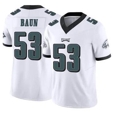 Youth Nike Philadelphia Eagles Zack Baun White Vapor F.U.S.E. Jersey - Limited