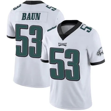 Youth Nike Philadelphia Eagles Zack Baun White Vapor Untouchable Jersey - Limited